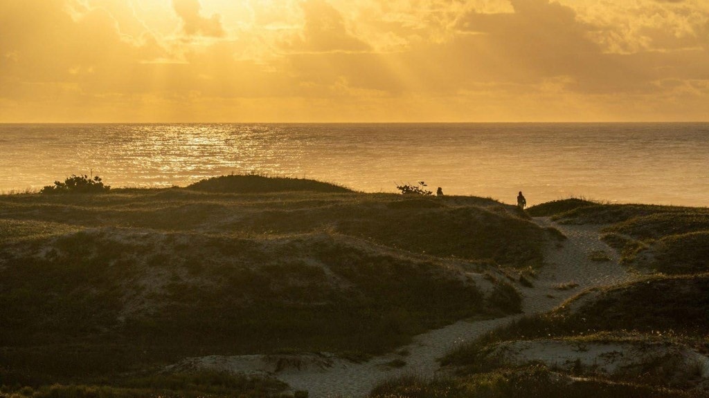 Nascer do sol nas dunas de Campeche — entorno do La Mare Campeche